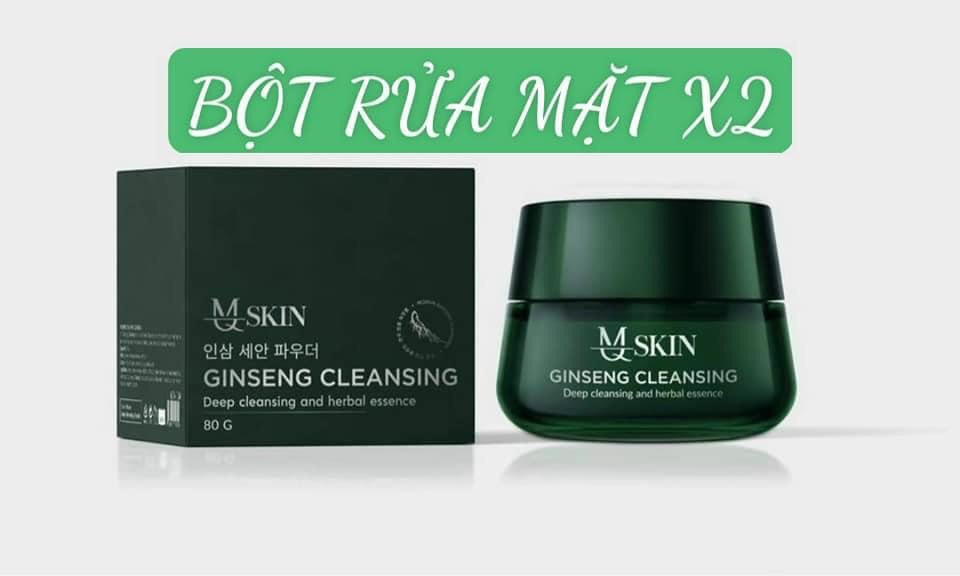 [ chính hãng] Bột rửa mặt MQ SKIN nhân sâm nhụy hoa nghệ tây mẫu mới 100g[Chính Hãng]