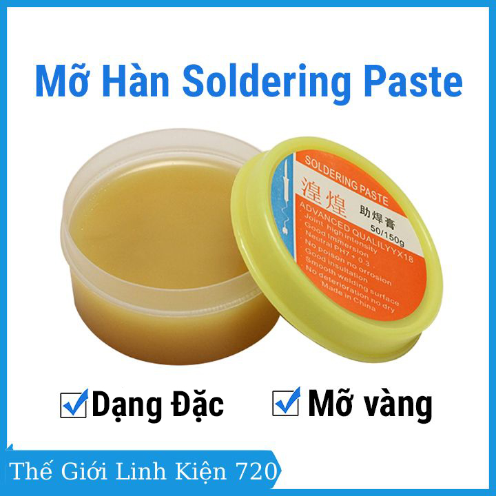 Grease tin solder support soldering circuit boards vials to soldering paste 150g, yellow, texture dense, cleaning, ball Weld