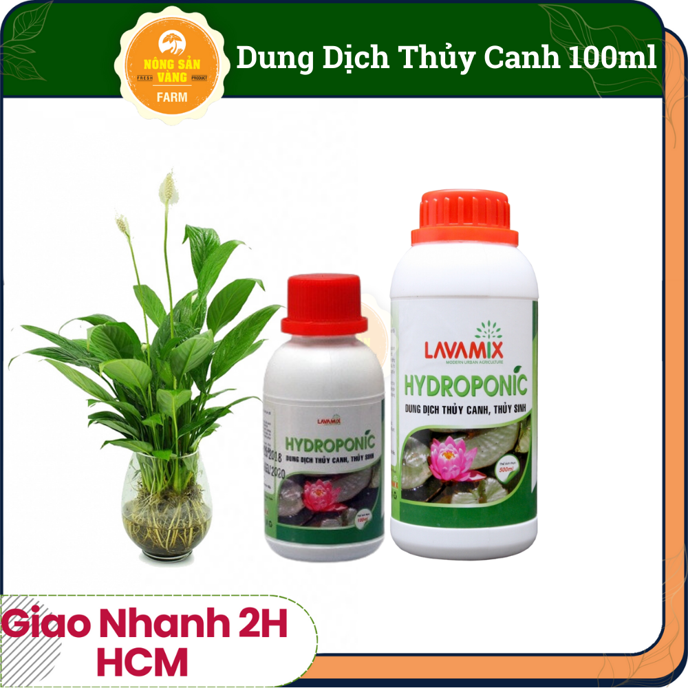 Dung dịch thủy canh, thủy sinh lavamix hydroponic 100mlgiá tốt - nông sản vàng