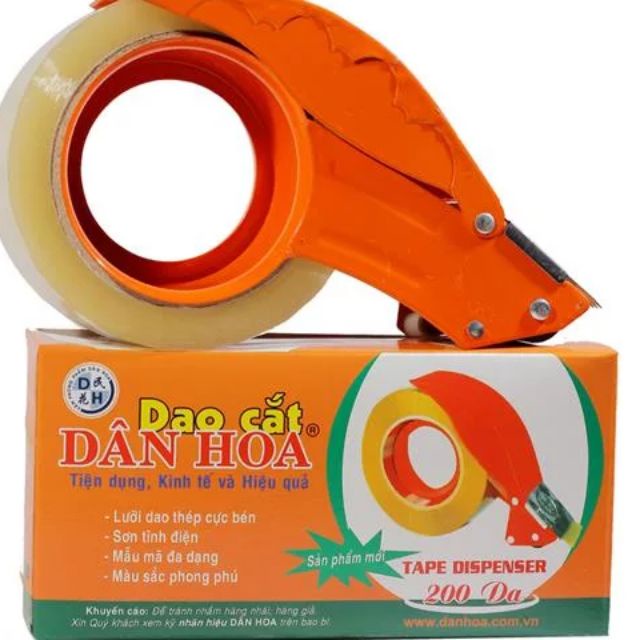 DAO CẮT BĂNG KEO DÂN HOA 200DA BẢN 5CM