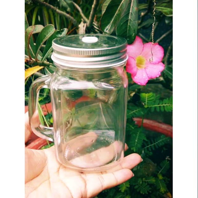 Ly thủy tinh có nắp 480ml