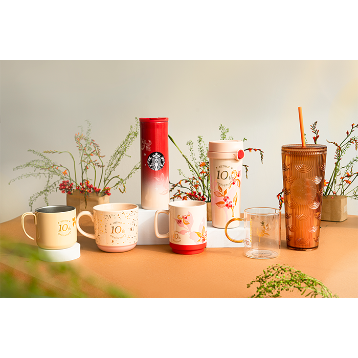 Bình Starbucks 16Oz (473ml) Irma Gold