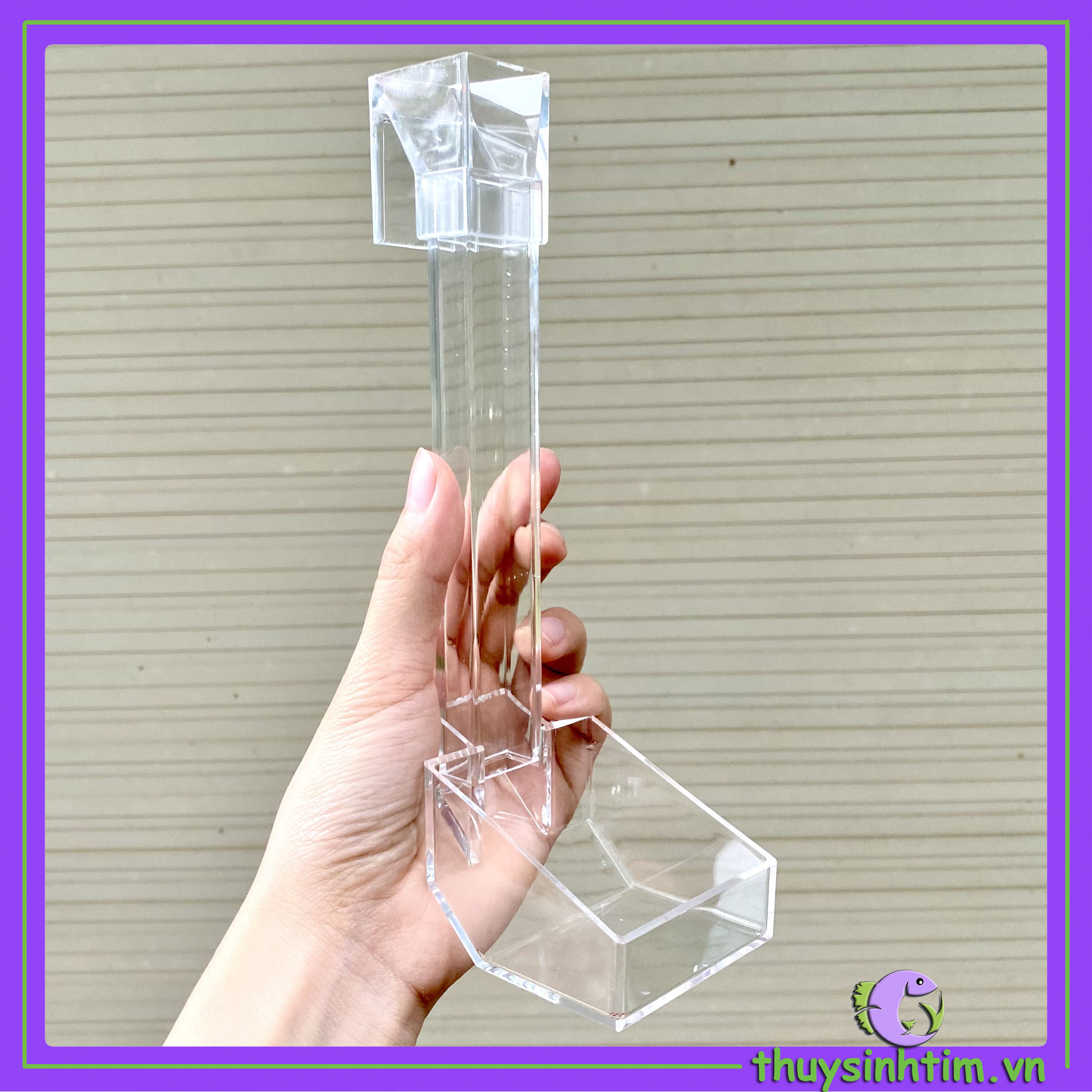 Bộ Ống Acrylic Đựng Thức Ăn Cho Cá Tép Cảnh