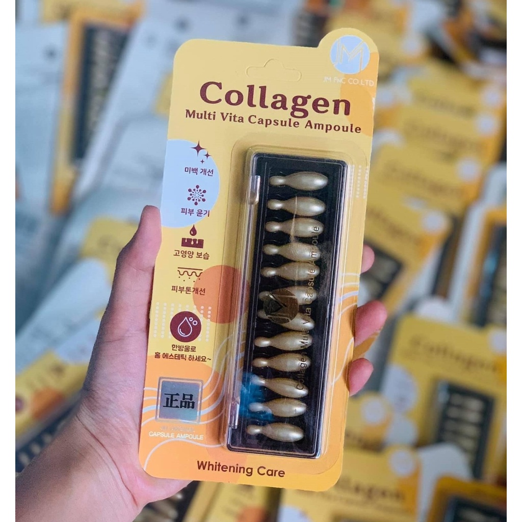 (Vỉ/12 viên) Tinh chất JM Collagen Multi Vita Capsule Ampoule