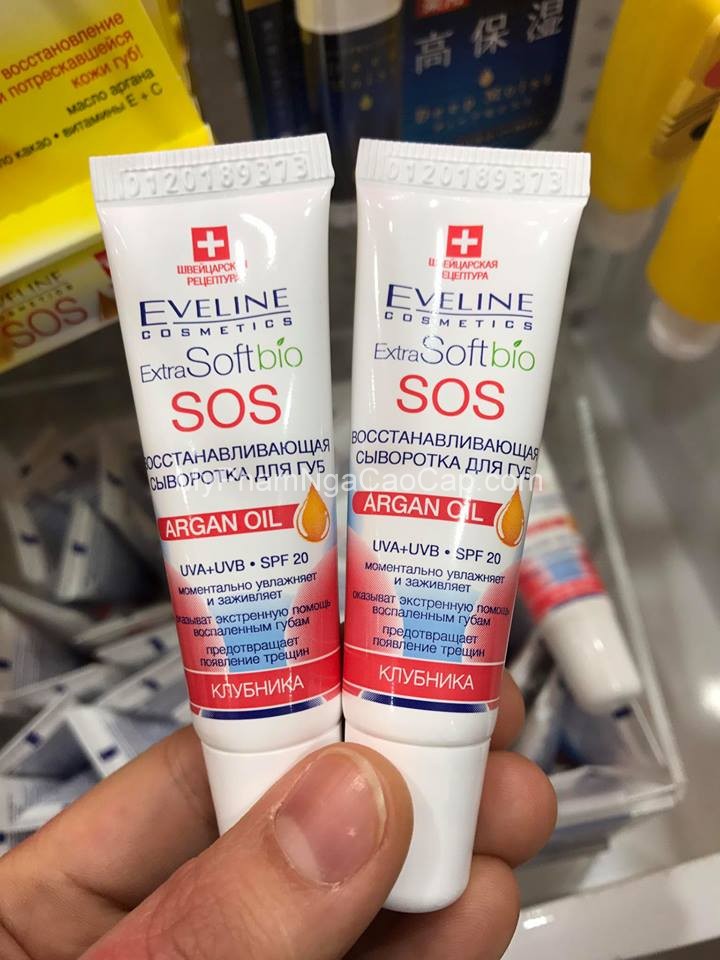 Son Dưỡng Môi Eveline SOS phục hồi và chăm sóc môi sau phun săm