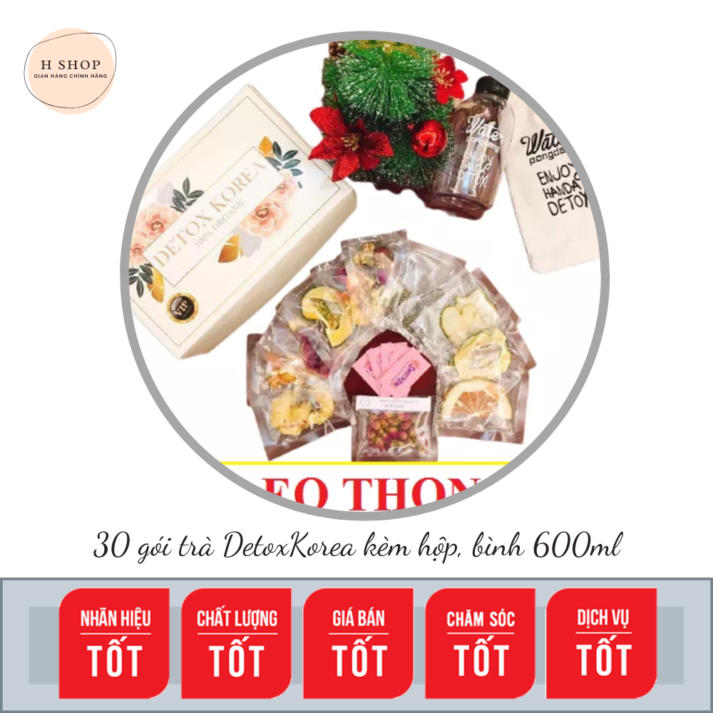 Box 30 pack detox tea dried fruit tea weight loss, the honey-detox Korea-vase pongdang 600ml (real PHOTO)-pkcb