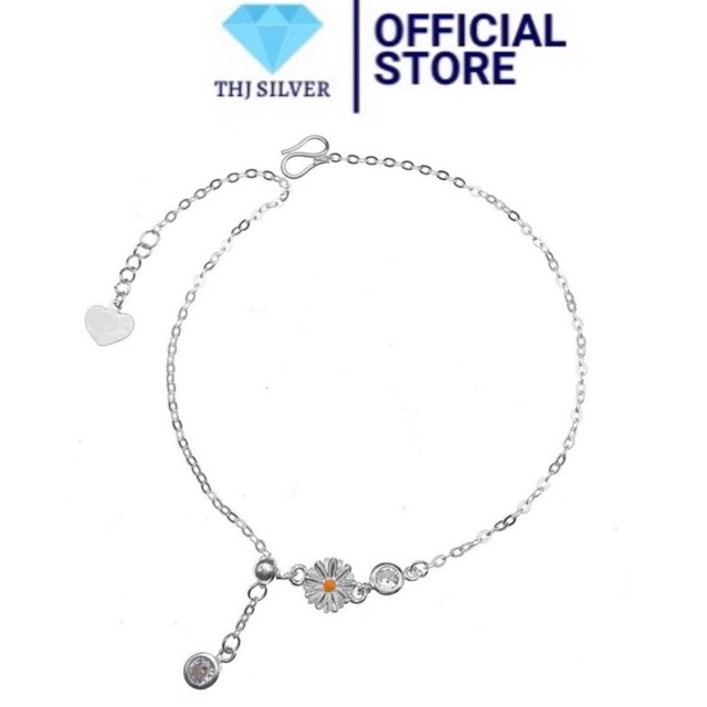 Lắc cúc hoạ mi bạc ta- lắc bạc ta THJ , lắc có thể chỉnh size