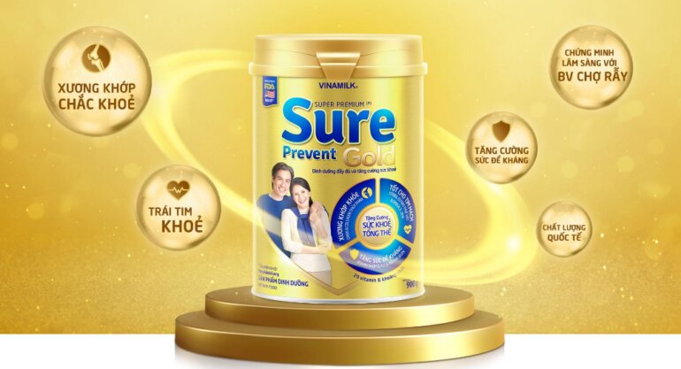 Sữa bột Vinamilk Sure Prevent Gold (900g)