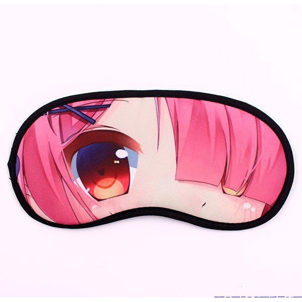 Bịt mắt Re:Zero REM miếng che mắt ngủ in hình anime chibi