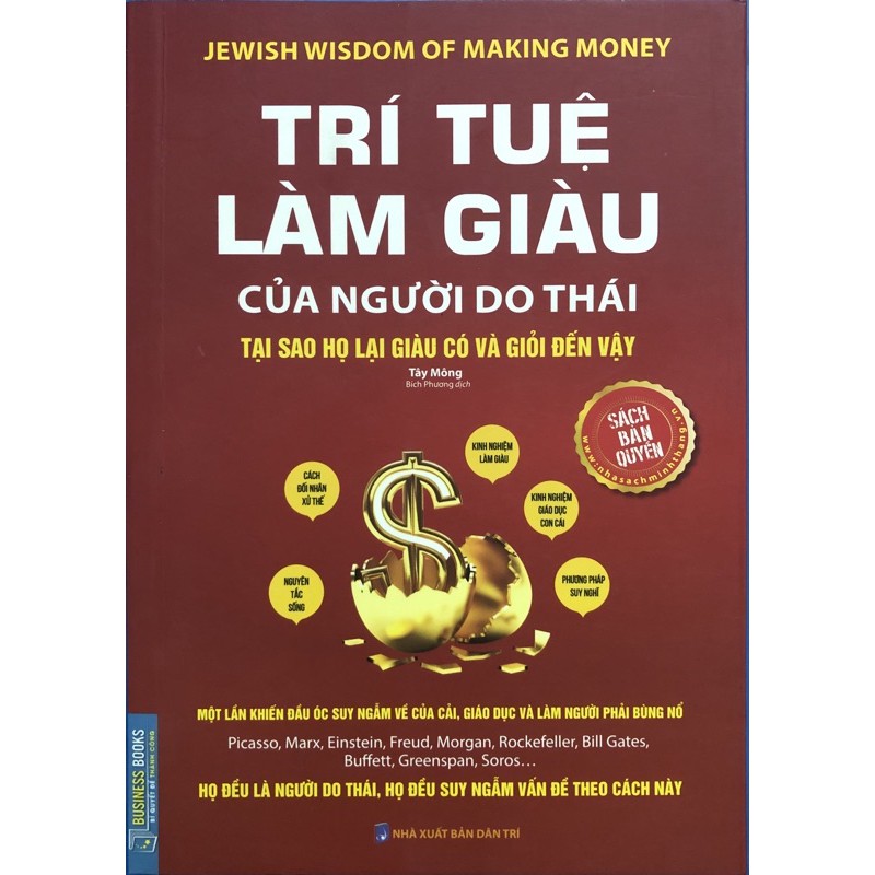 Sách - Trí tuệ làm giàu của người do thái
