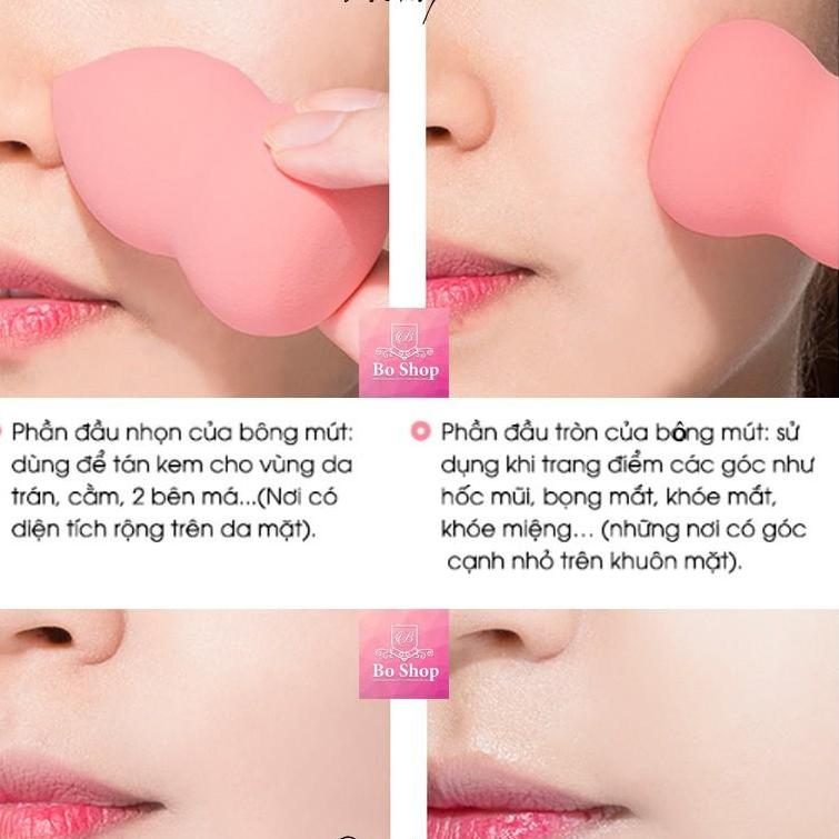Bông Phấn Hồ Lô Tán Kem Nền Siêu Mềm Mịn