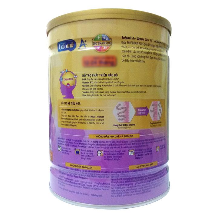 Sữa bột Enfamil Gentle care 800g (từ 12-24 tháng)