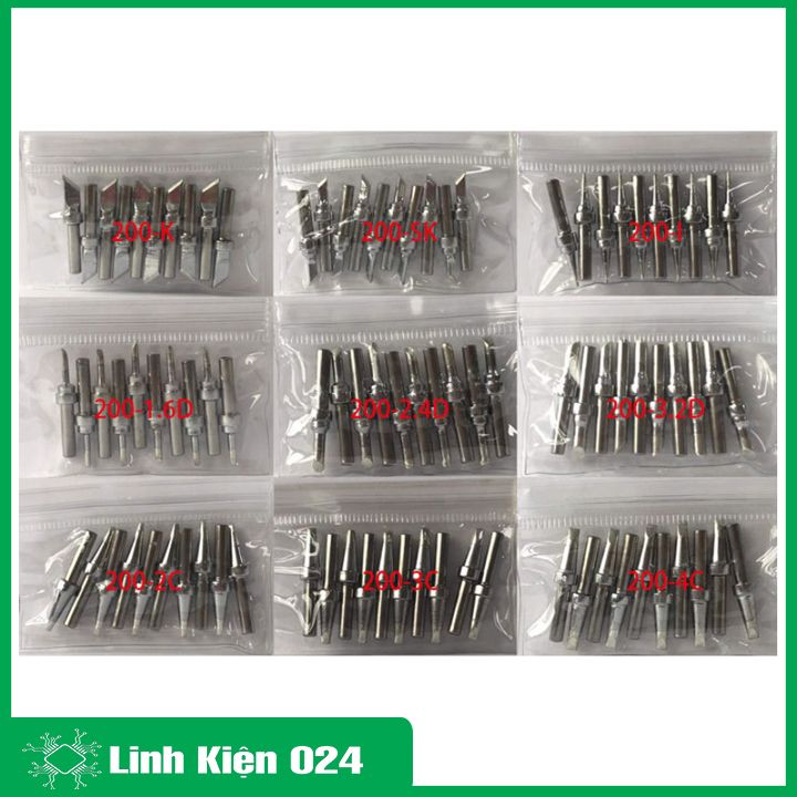 Mũi hàn 200 thay thế cho tay máy hàn Quick 203, Hunter 203
