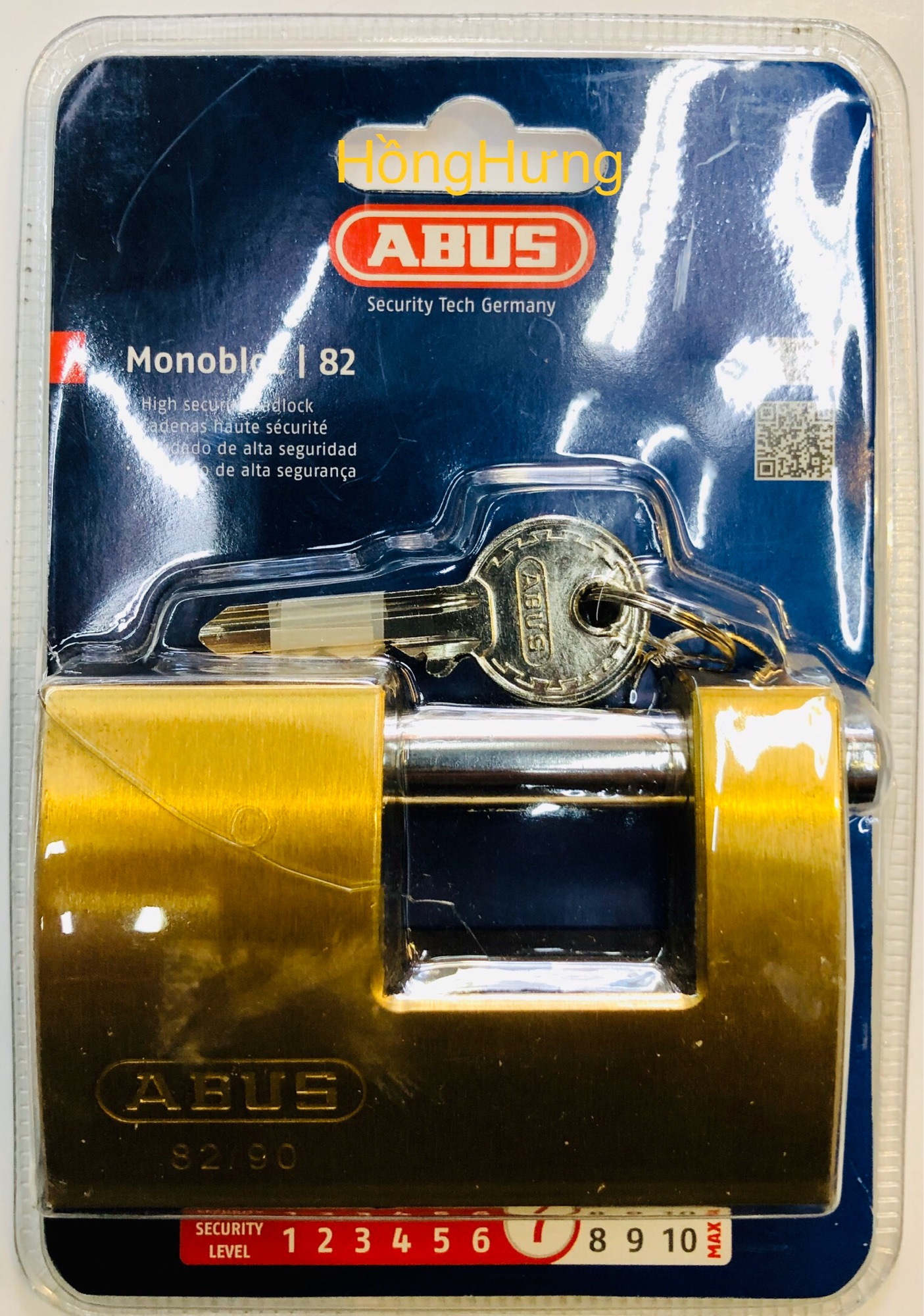 [HCM]ABUS 82/90 KHOÁ ABUS 82/90MM KHOÁ CẦU NGANG THAU BIG SIZE AN TOÀN BỀN CHẮC