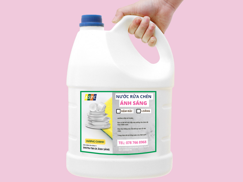 NƯỚC RỬA CHÉN-4 LÍT - HƯƠNG CHANH