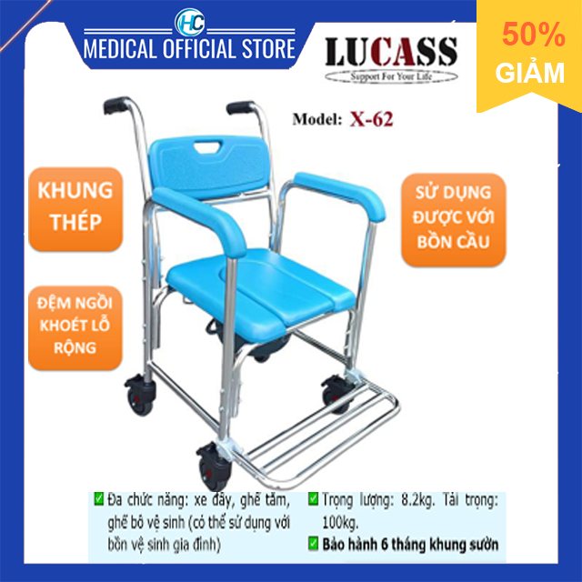Ghế Bô Tắm Đa Chức Năng Lucass X-62(X62) (X-12 mới) -(Tiêu chuẩn Mỹ)