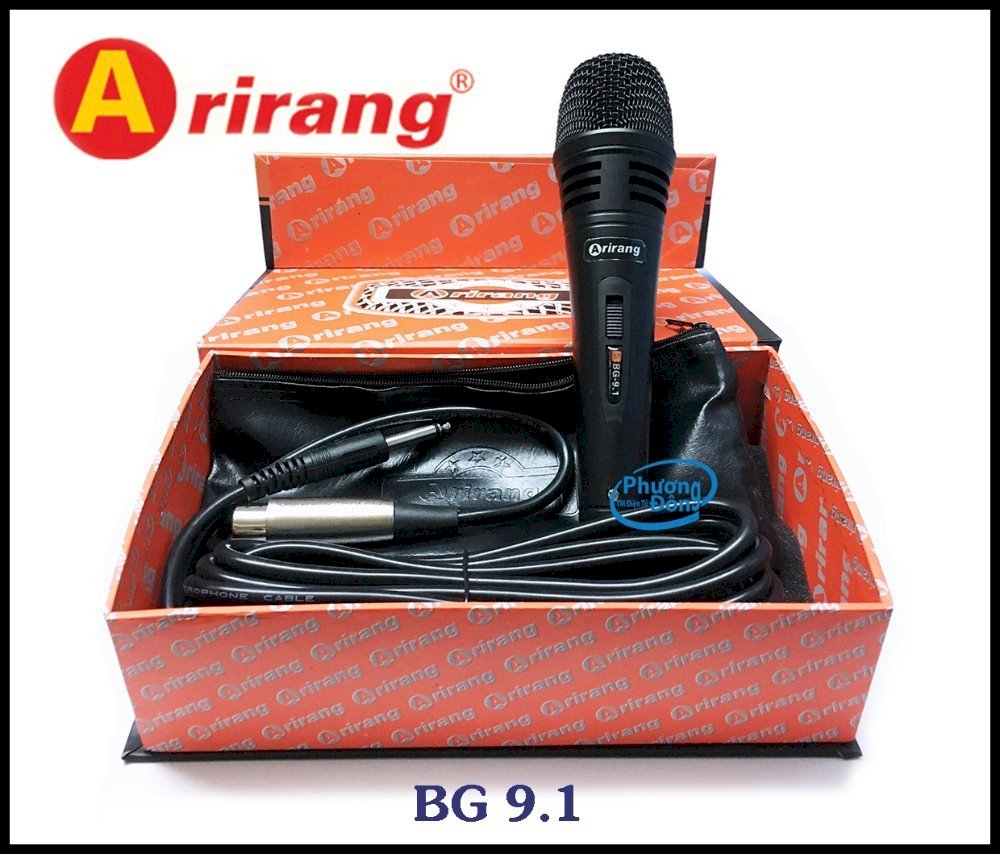 Micro Arirang BG - 9.1 có dây Karaoke siêu bền, chất lượng