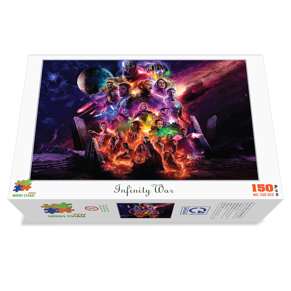 [HCM]Bộ tranh xếp hình 150 mảnh – Vũ Trụ Marvel