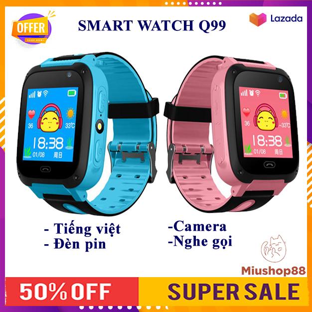 Đồng hồ định vị trẻ em thế hệ mới LBS Smart Kid Q99 Có Camera và nghe gọi