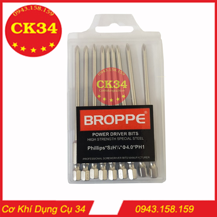 Mũi Vít Bake Phi 4 PH1 Chuôi Lục Giác Cho Máy Khoan, Bắn Vít