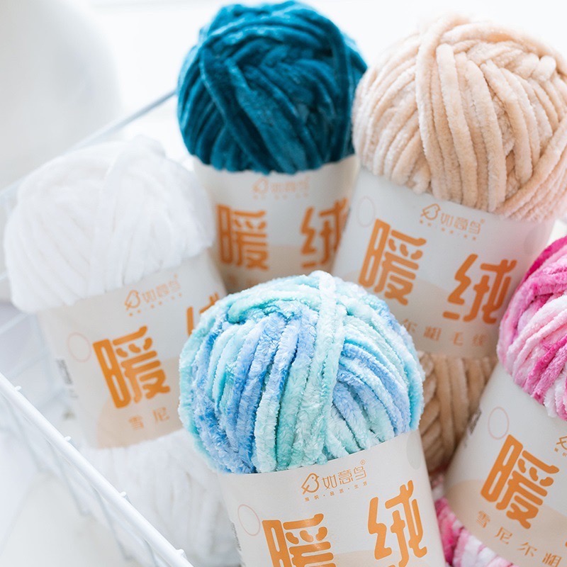 Len nhung chenile cuộn 100gr