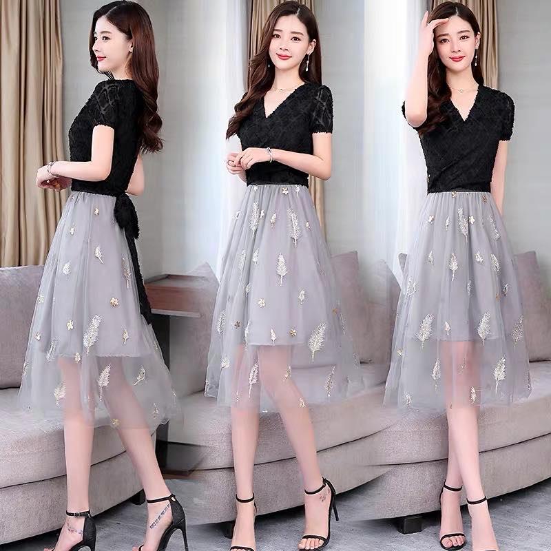 Đầm Xòe Tay Lỡ Siêu Hot