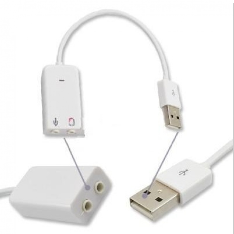 USB Sound Adapter 7.1 Có Dây bảo hành 3 tháng