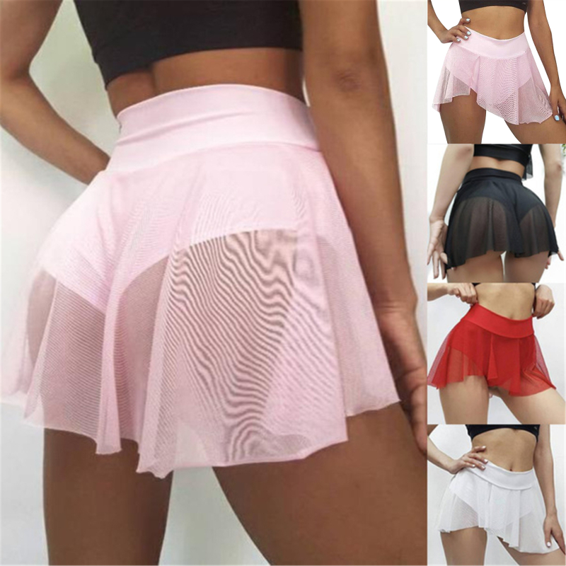 Booty dancing in mini skirts Plus Size Ladies Booty High Waisted Baby Pink Shorts With Pleated Transparent Skirt Pole Dancing Ruffled Hot Pants Women Fashion Mini Skirt Shorts Lazada Ph