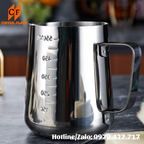 Ca (Cốc) đánh sữa inox 550ml/350ml có chia vạch