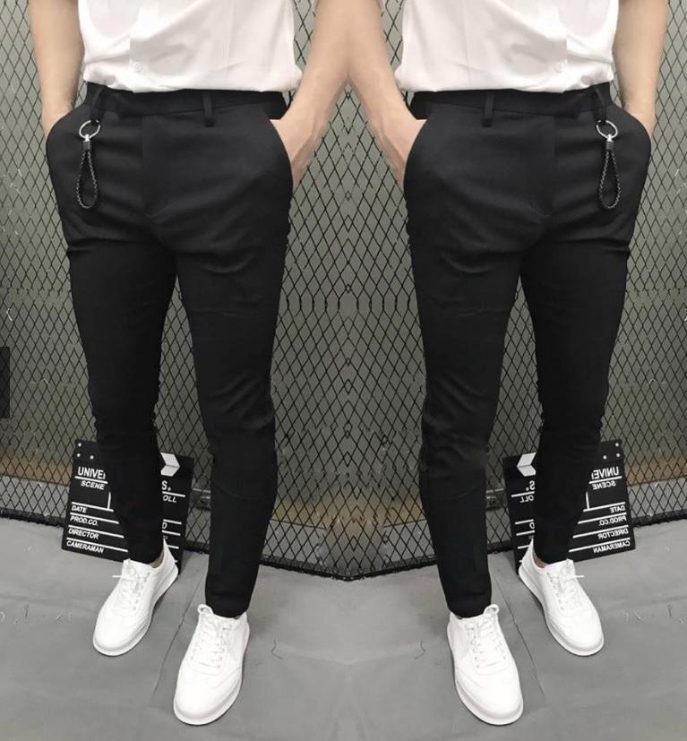 SALE - Q11 - Quần âu Nam (ĐEN) VẢI TUYẾT MƯA dáng hàn quốc chống nhăn không bai màu cực đẹp giá tận xưởng