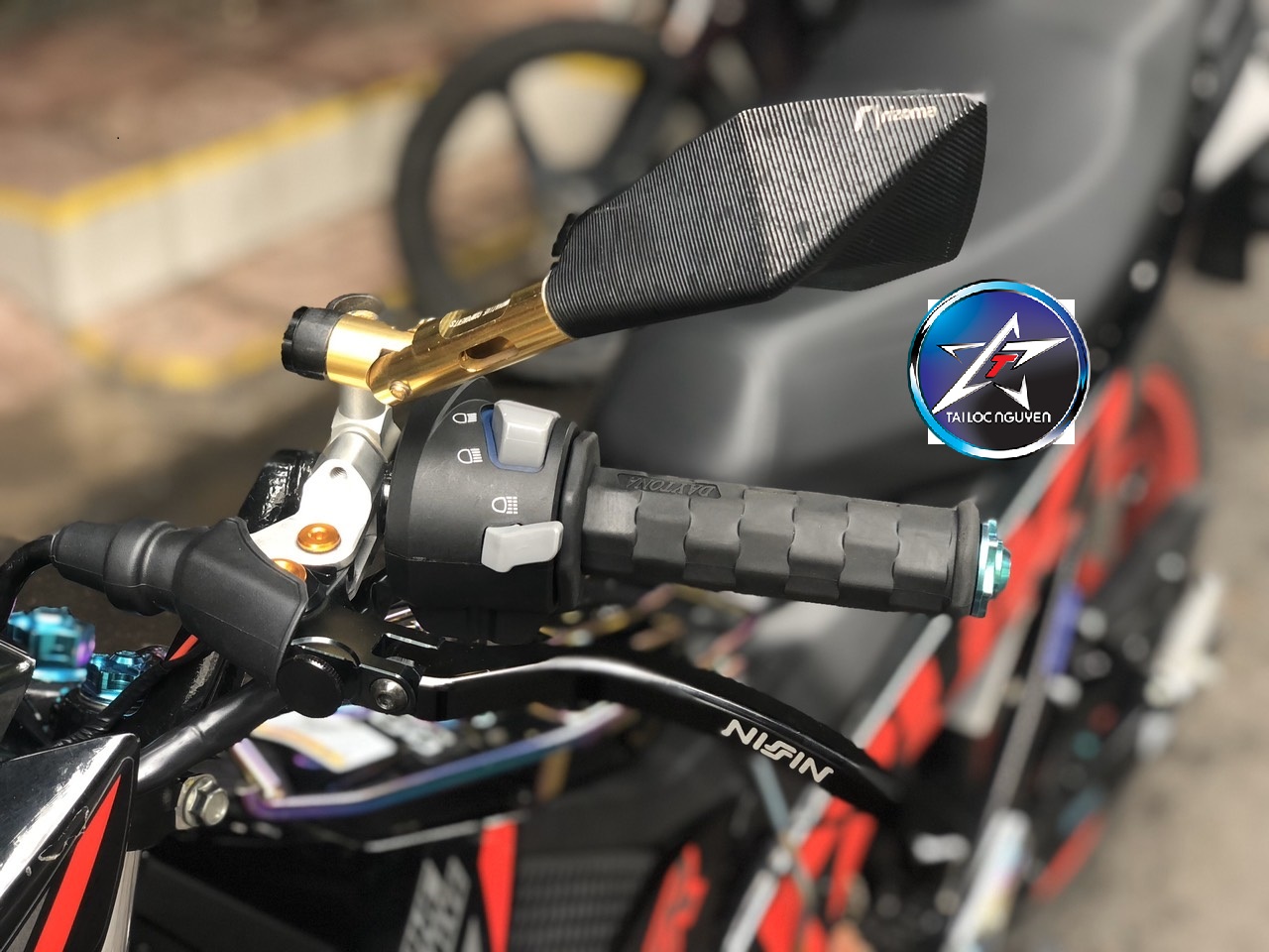 [HCM]ỐP ĐẦU RAIDER FI - SATRIA FI ĐEN TRONG