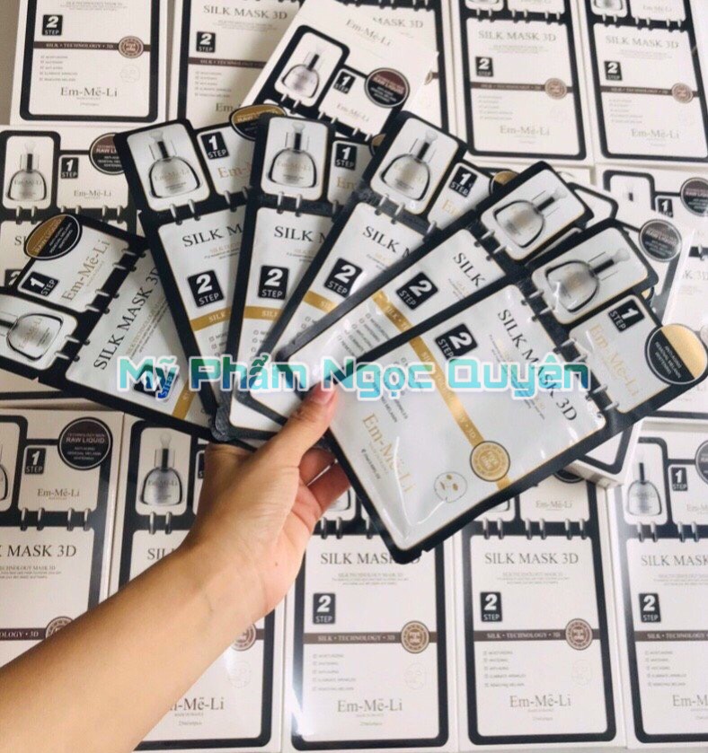 Mặt nạ tơ tằm Silk Mask 3D (Hộp 6 Miếng)