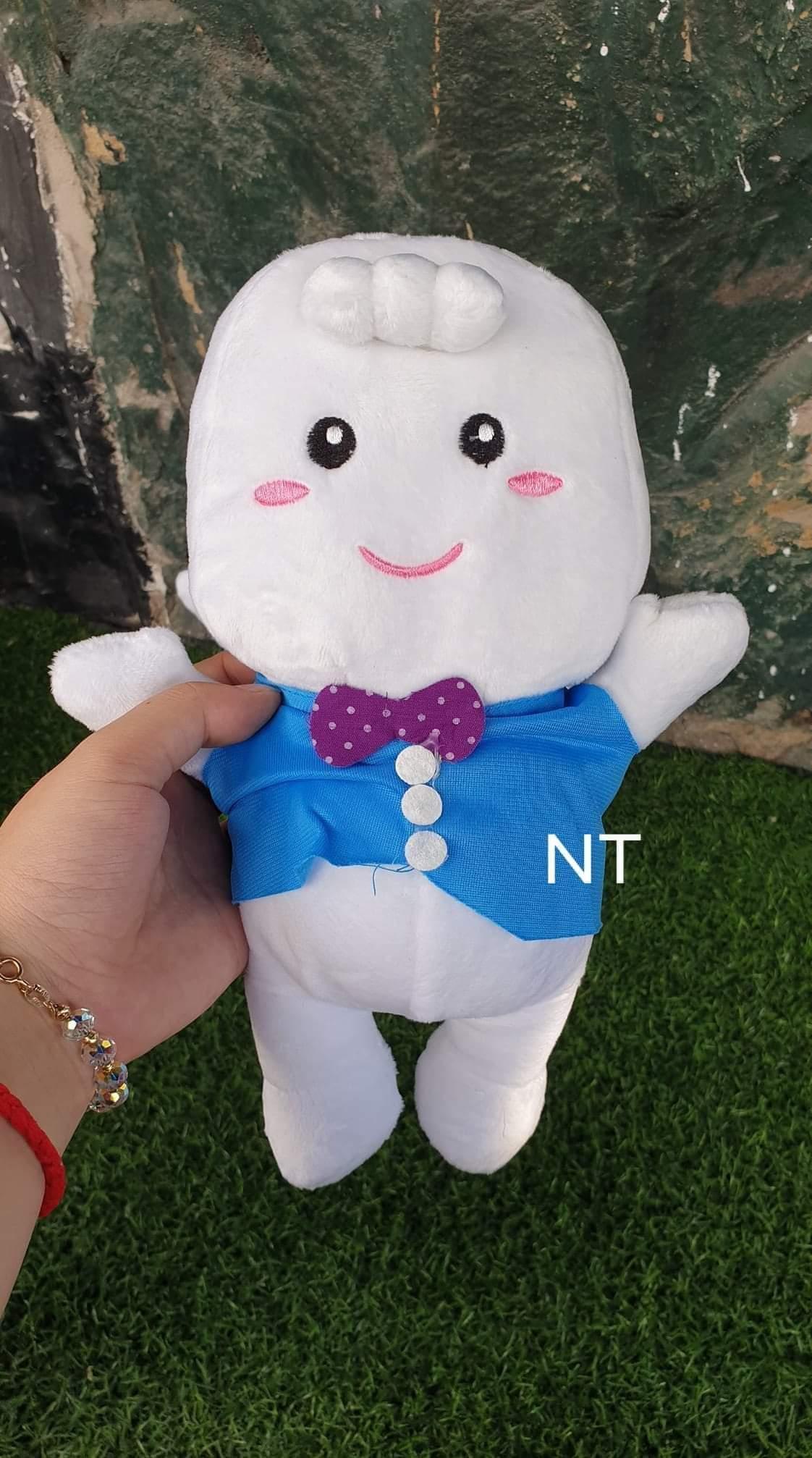 gấu bông bobby chan mặc vest