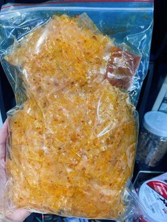 Bánh tráng long an lá bò sate - siêu cay 100g