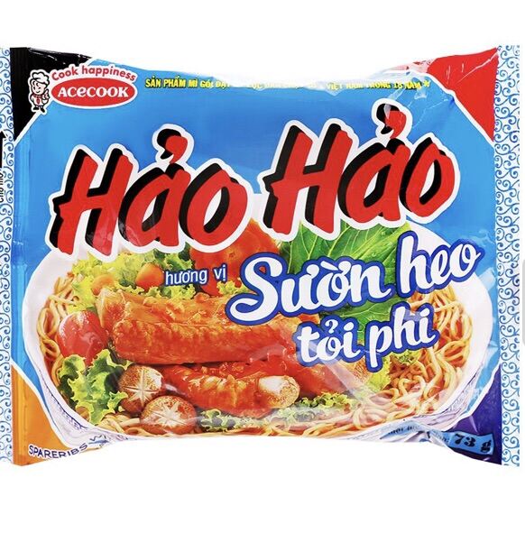 CB 15 GÓI MÌ HẢO HẢO SƯỜN HEO TỎI PHI  73GR 82144