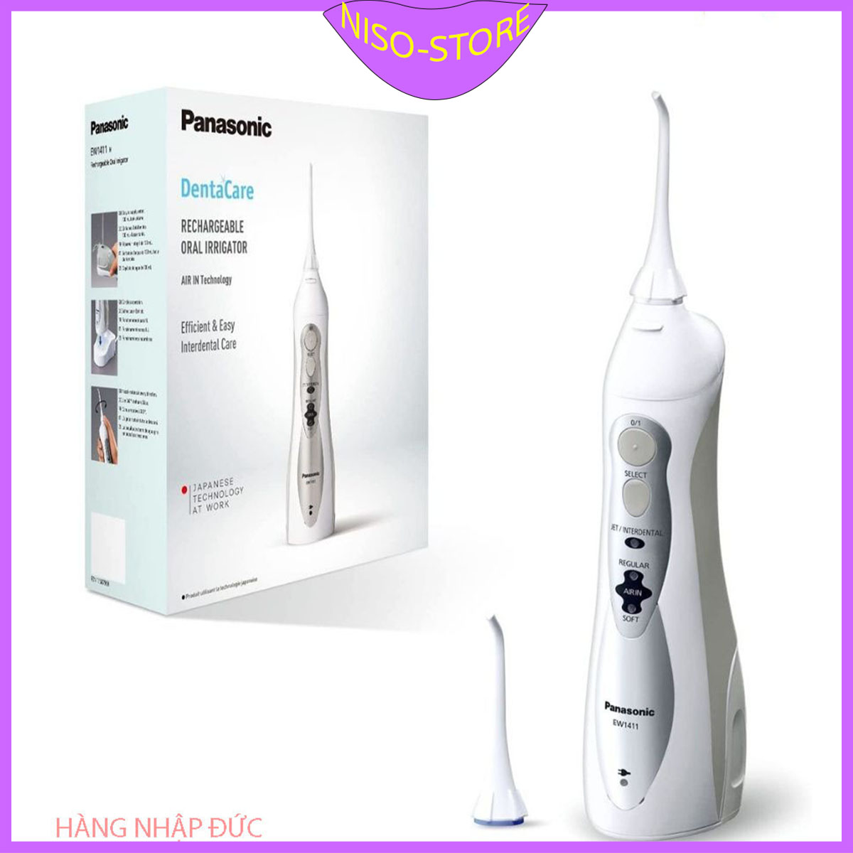 Tăm Nước Panasonic EW 1411 bảo hành 12 tháng