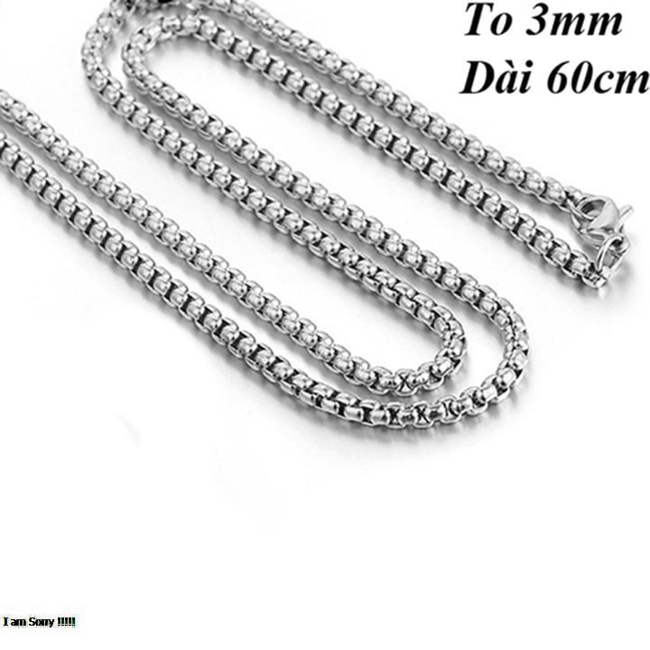 DÂY CHUYỀN INOX RỖNG RUỘT ĐẸP