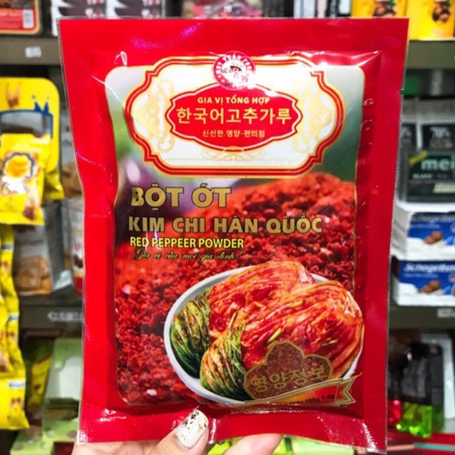 Bột ớt, Ớt Bột Kim Chi Hàn Quốc 100 Gam
