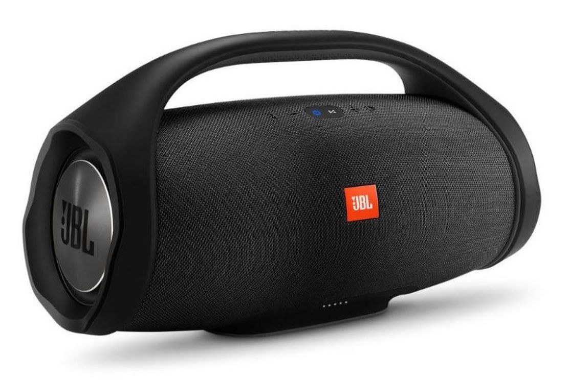 LOA BT JBL BOOMBOX 100W LOẠI CỰC ĐẠI- JBL Kì Vọng Tạo Nên Những Đột Biến Trong Dòng Loa Bluetooth Di Động Dưới Loa Được Bố Trí Dải Đèn Với 5 Led Mini Sáng Tương Ứng Với Mức Dung Lượng Pin( BẢO HÀNH 12 THÁNG)