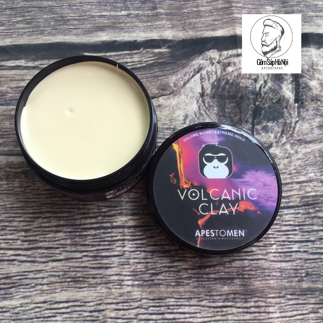 [Tặng Lược ] Combo  Gôm Xịt Tóc Luxuryous + Sáp Vuốt Tóc Volcanic Clay (Đen)