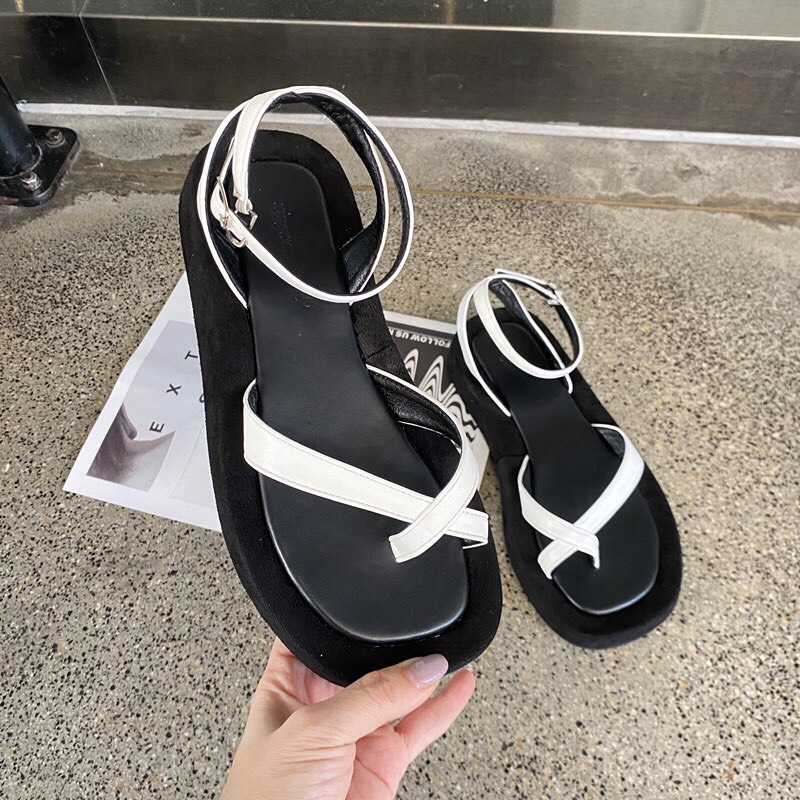 Sandal Nữ Ulzzang Quai Chéo Ngón - Giày Sandal Nữ Đi Học Đi Chơi Hot 2022
