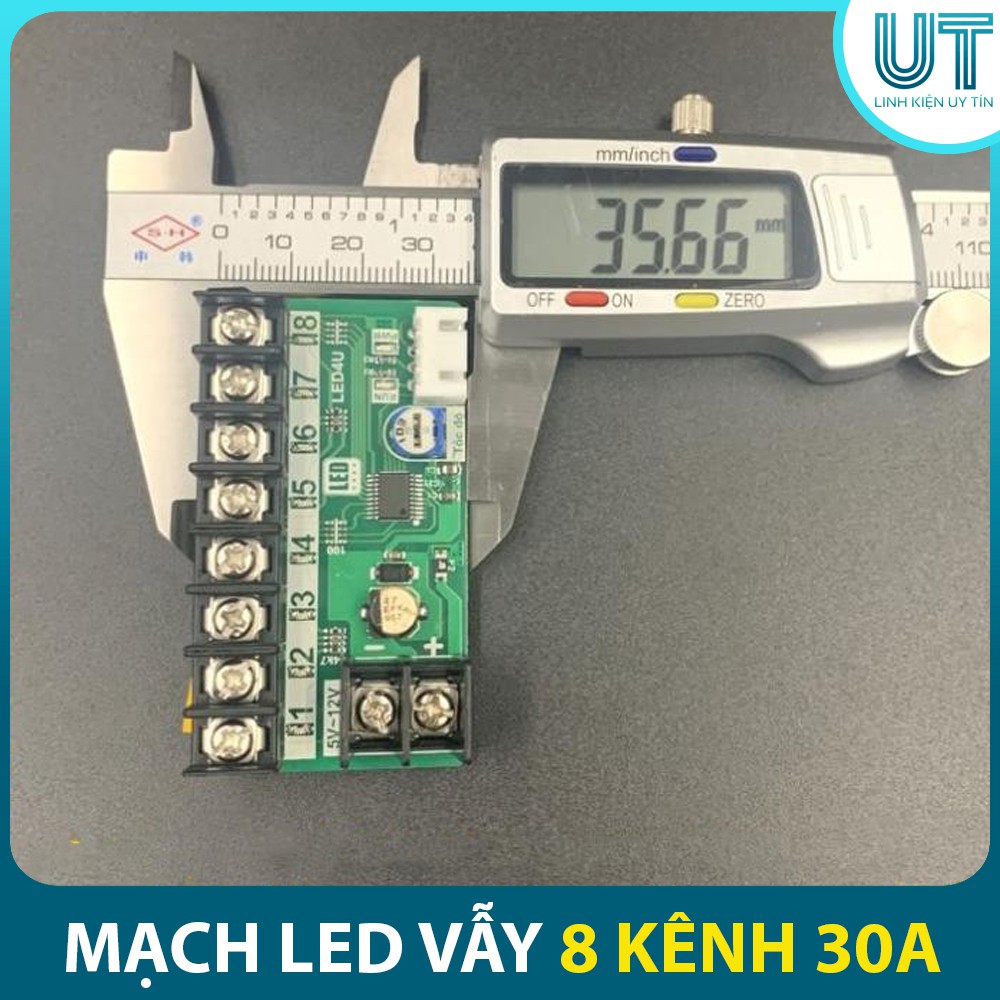 Mạch Led Vẫy 8 Kênh 30A LED4U-4U0830