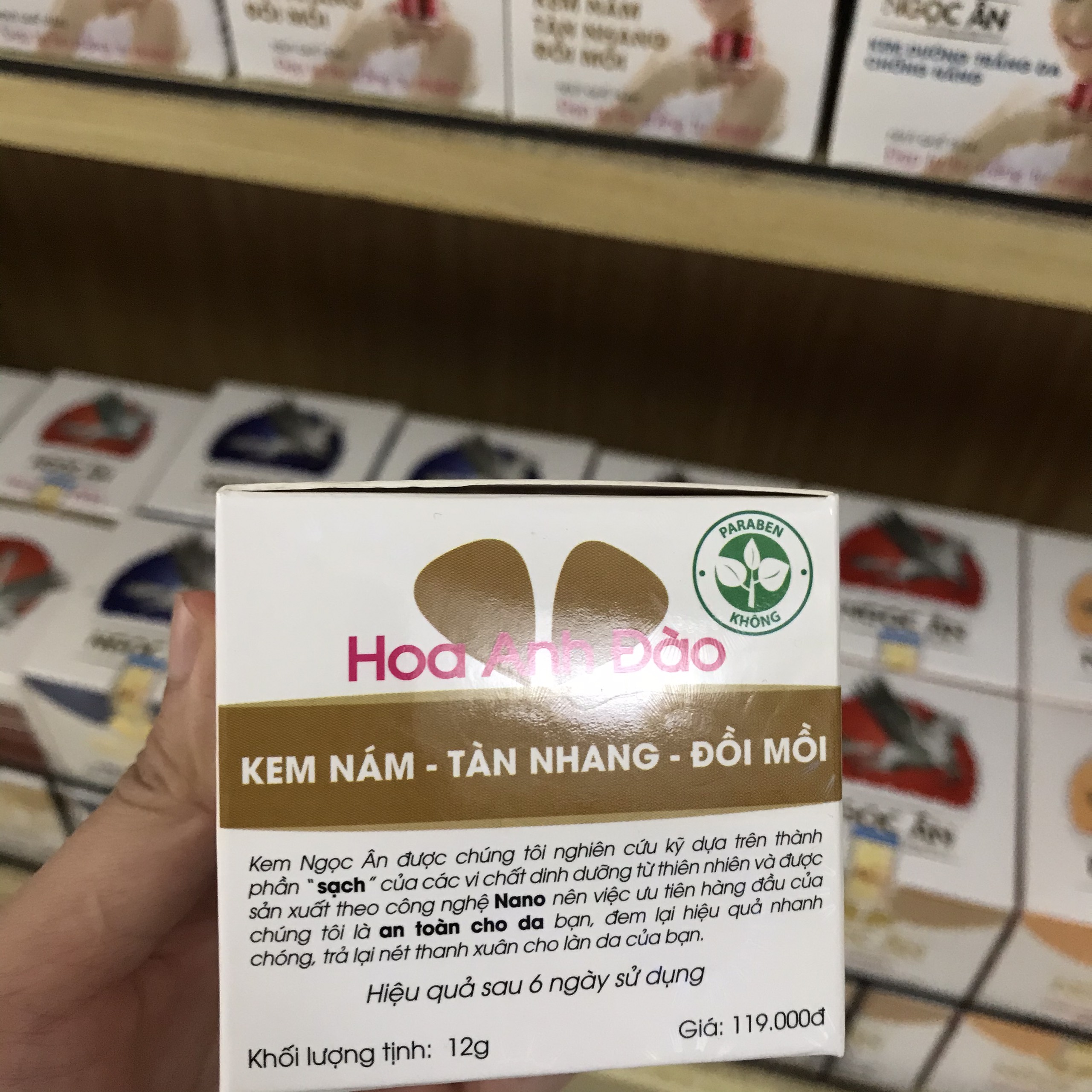 Kem Ngọc Ân nám tàn nhang đồi mồi 10g
