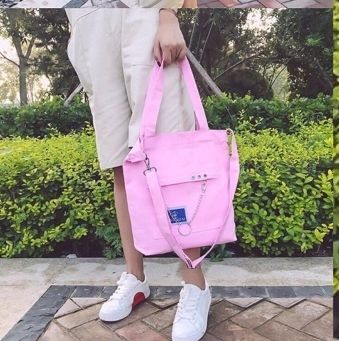 túi tote phối dây xích MS90