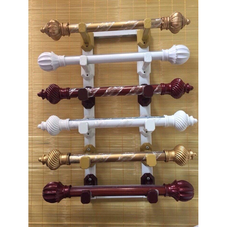 Combo Thanh Treo Rèm 1M _3M5 Bao Gồm Phụ Kiện Trụ PHI 28