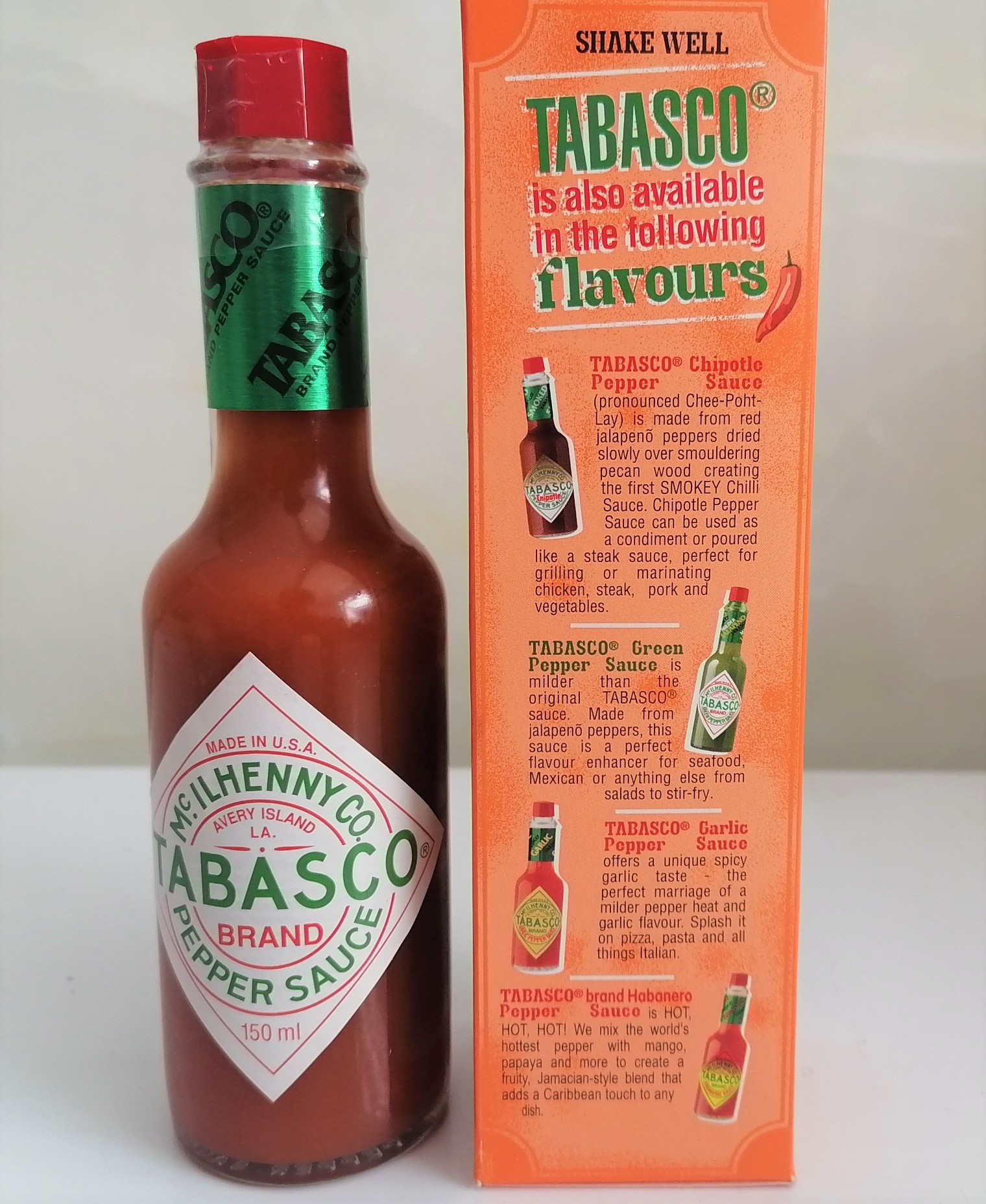 [Chai 150ml] XỐT ỚT ĐỎ [USA] TABASCO Pepper Sauce (halal)