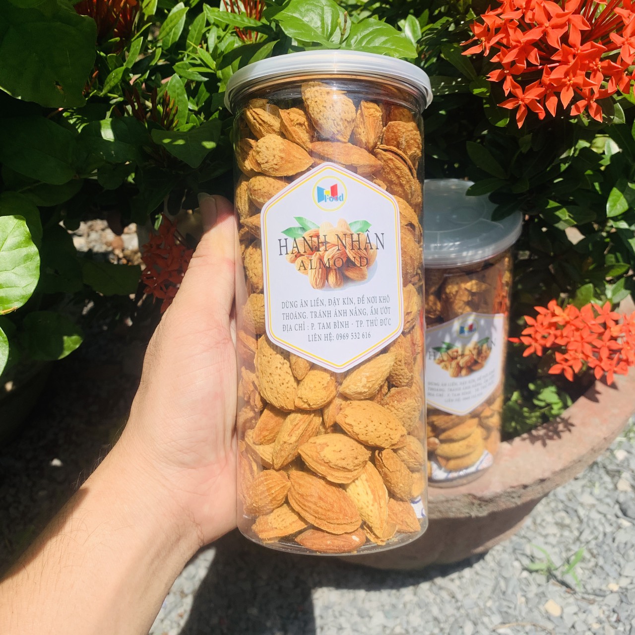 Hạnh Nhân Rang Bơ | Hũ 500.Gram