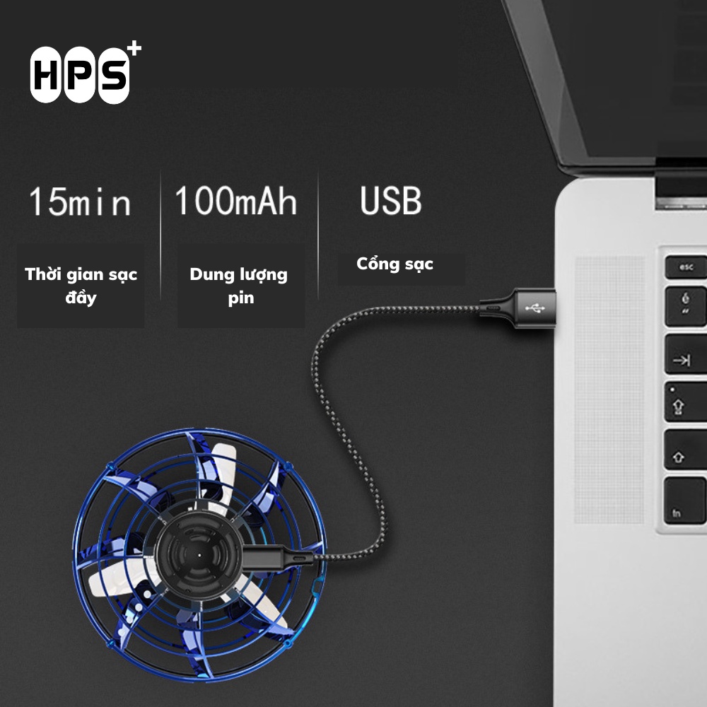 Đồ chơi đĩa bay UFO phát sáng dành cho bé