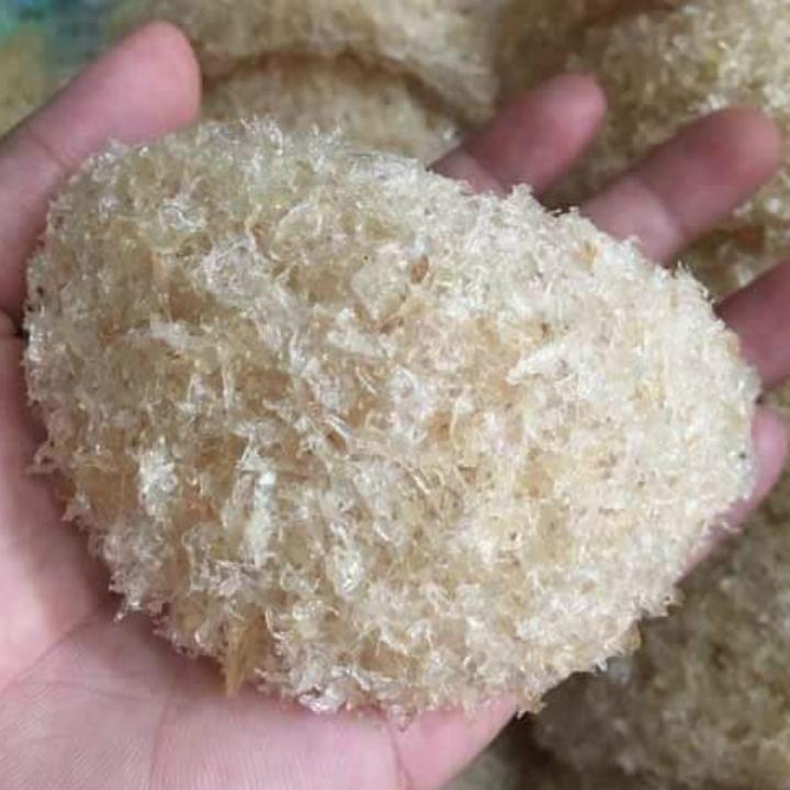 Cleaned Bird's Nest with Pressed Feathers - 100g (10 Nests)