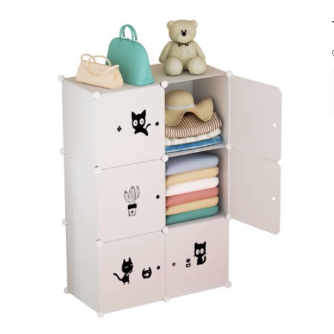 tủ 6 ngăn kèm 5 tấm ghép